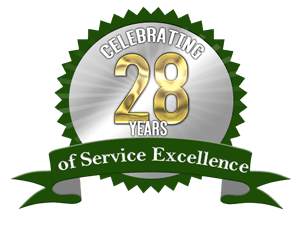 28 Years Badge